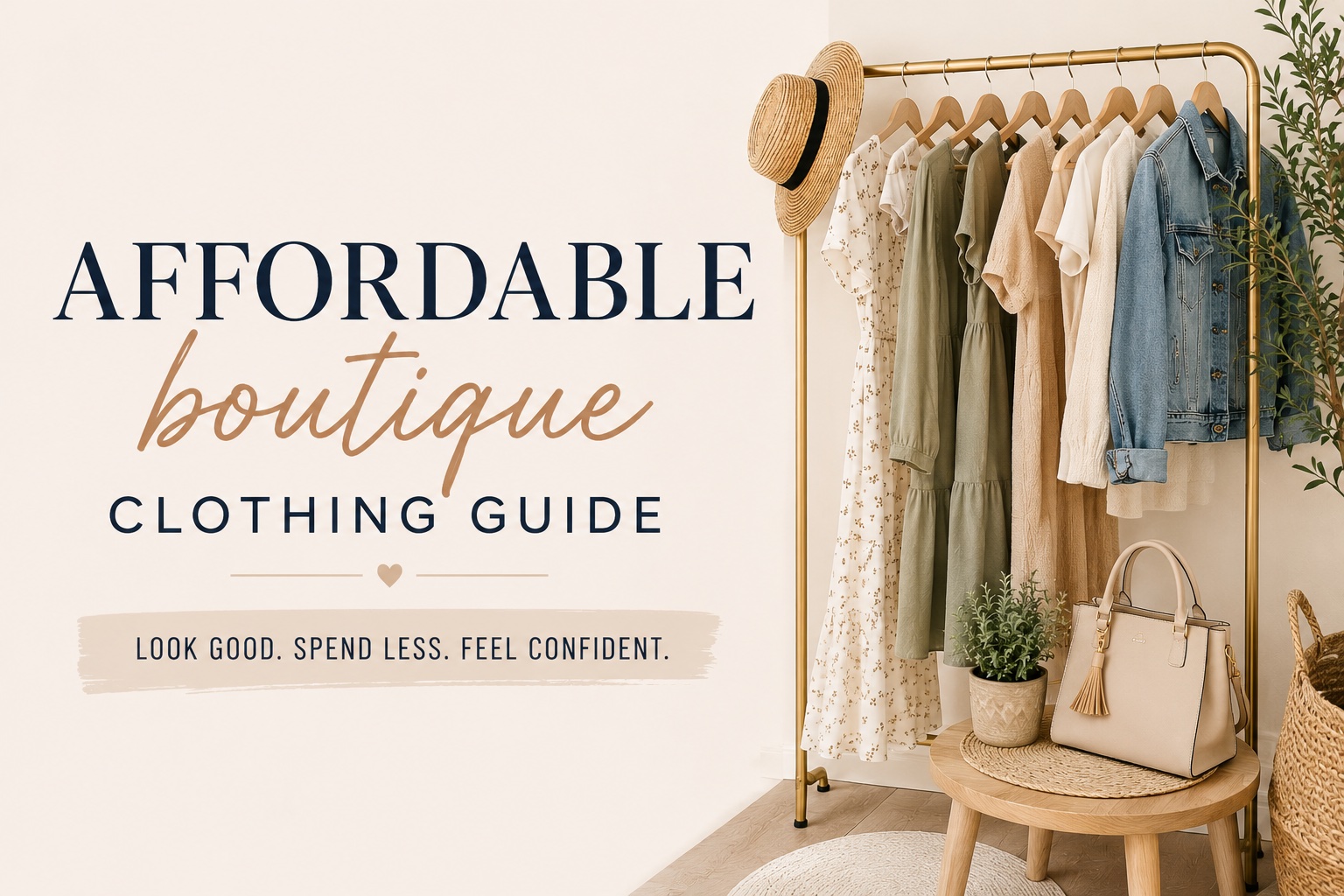 Boutique outfit flat lay from Jersey Cove Shop