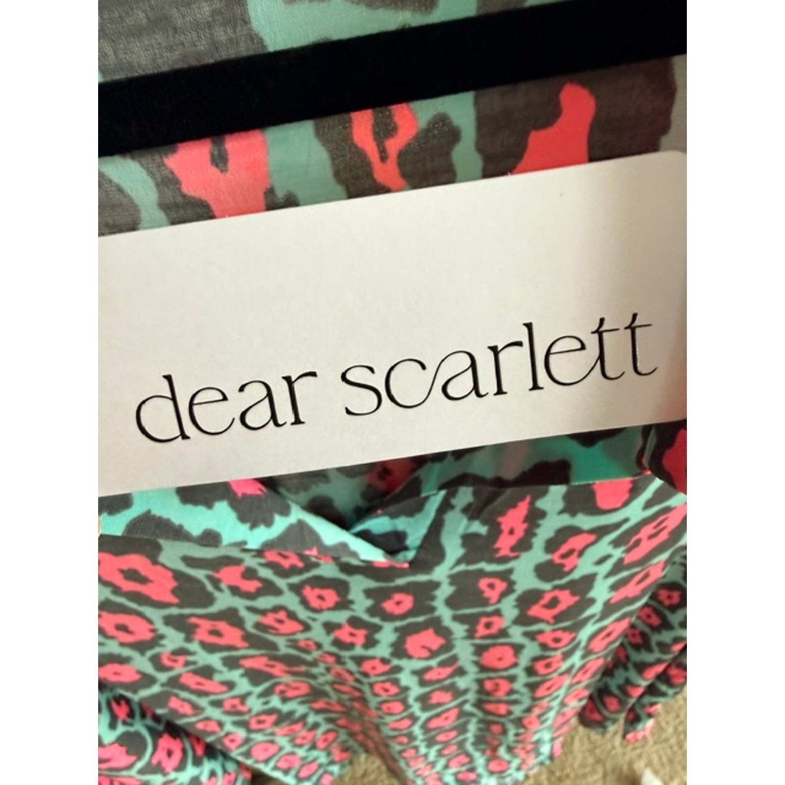 Dear Scarlett - Plus Size Animal Print Lizzy Top with Tab Sleeve - 2X - Image 5
