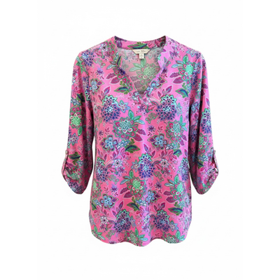 Dear Scarlett - 3/4 Tab Sleeve Lizzy Blouse - Medium - Image 4