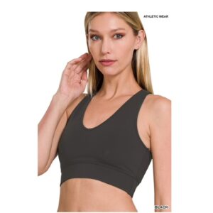 ZENANA - ATHLETIC RACERBACK SPORTS BRA - Medium