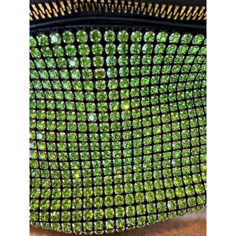 Caleesa Green Rhinestone Fanny Pack - Image 6