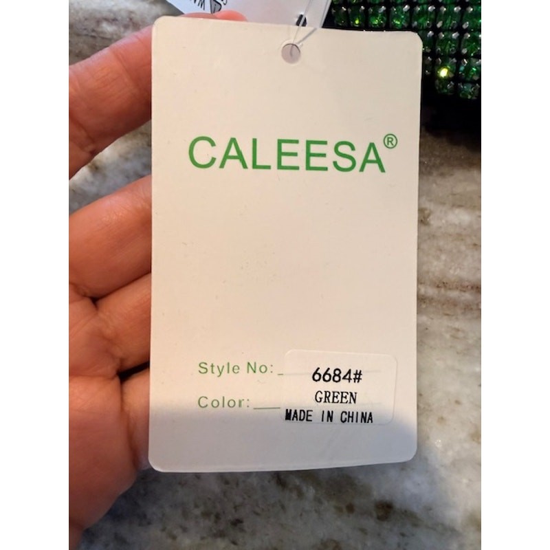 Caleesa Green Rhinestone Fanny Pack - Image 7
