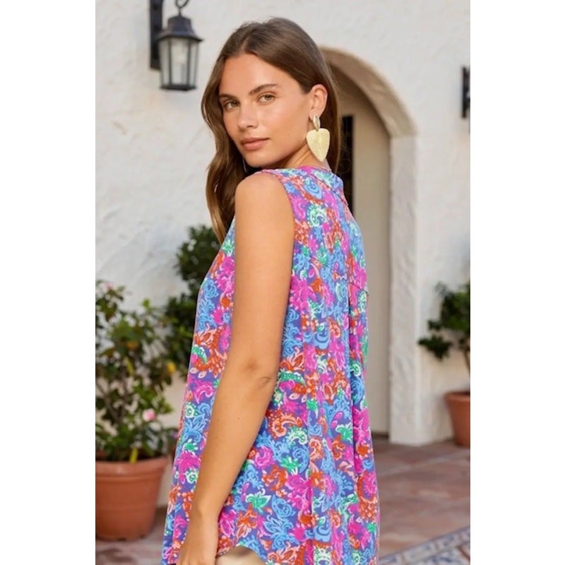 Dear Scarlett - Bermuda Breeze Violet Lizzy Tank - Small - Image 3