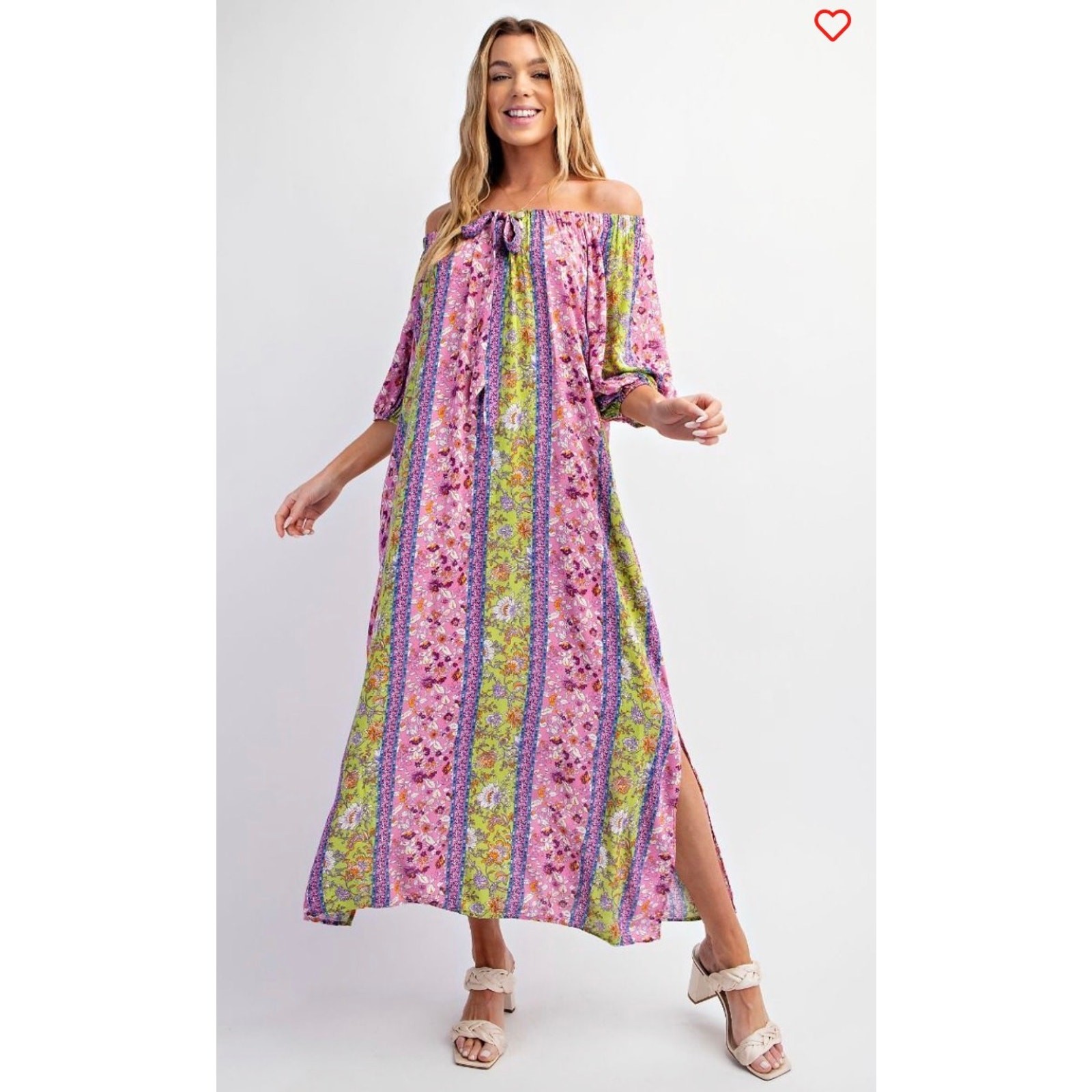 Easel - Printed Gauze Midi Dress - Large - Image 5