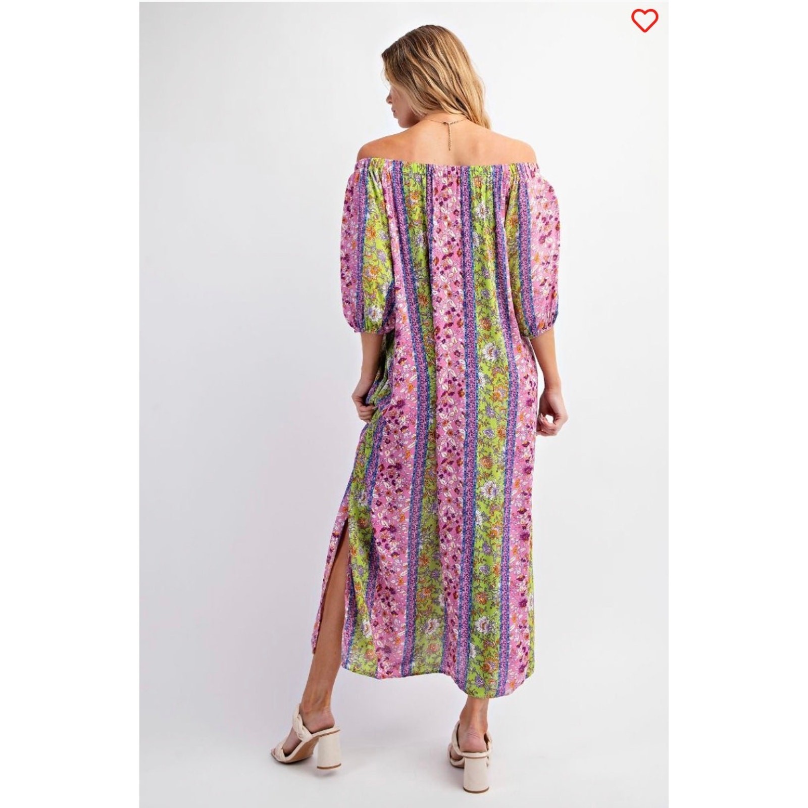 Easel - Printed Gauze Midi Dress - Medium - Image 4