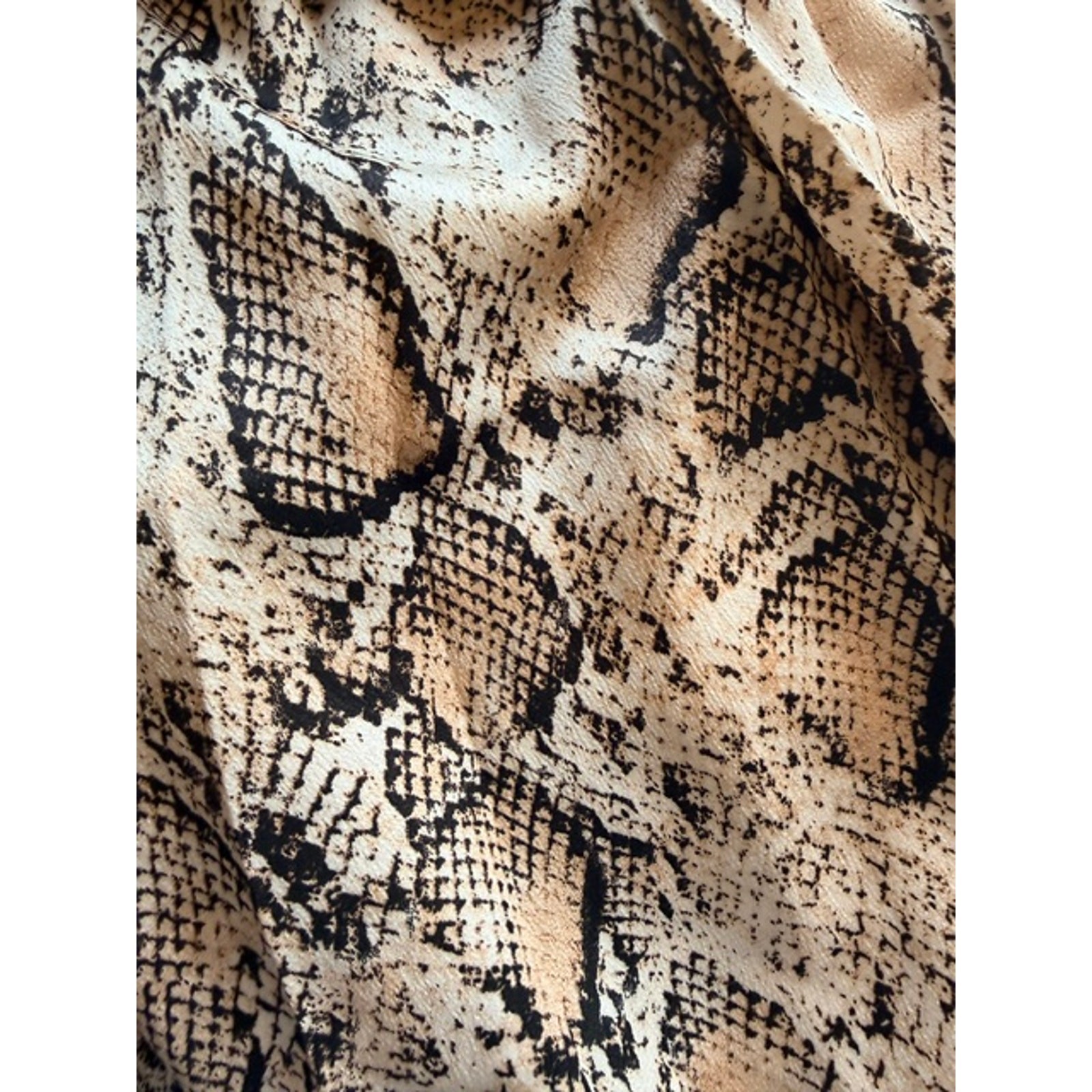 Strut & Bolt - Smock Snakeskin Blouse - Large - Image 5