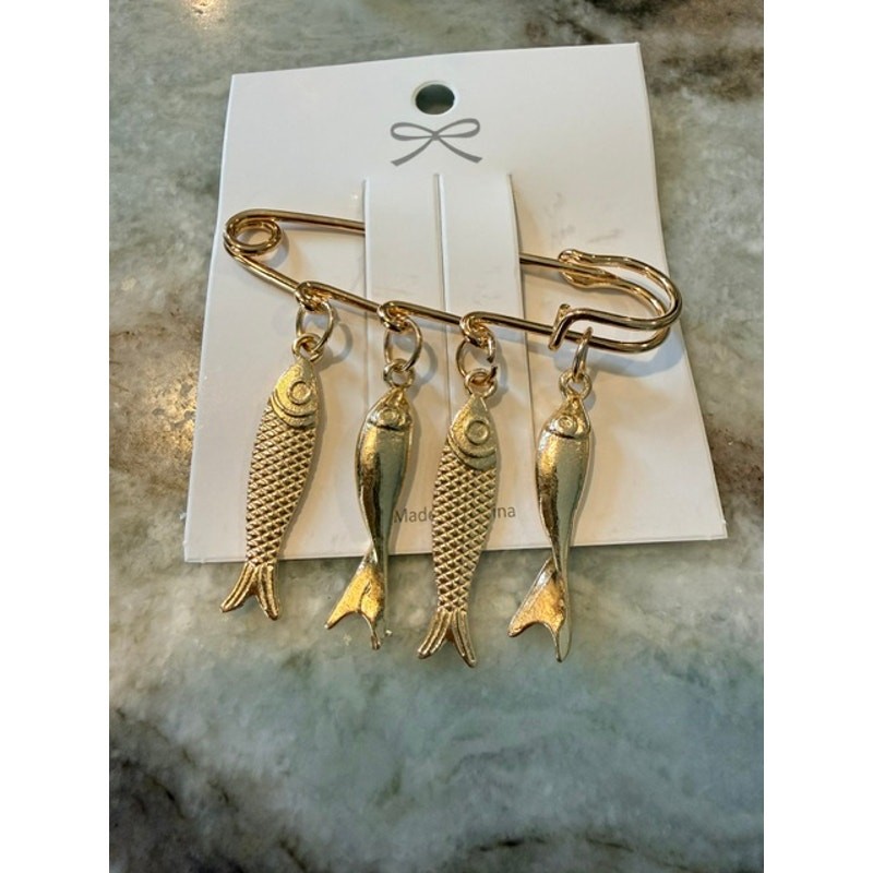 TRENDY in Italy....Sardine Brooch... - Image 4