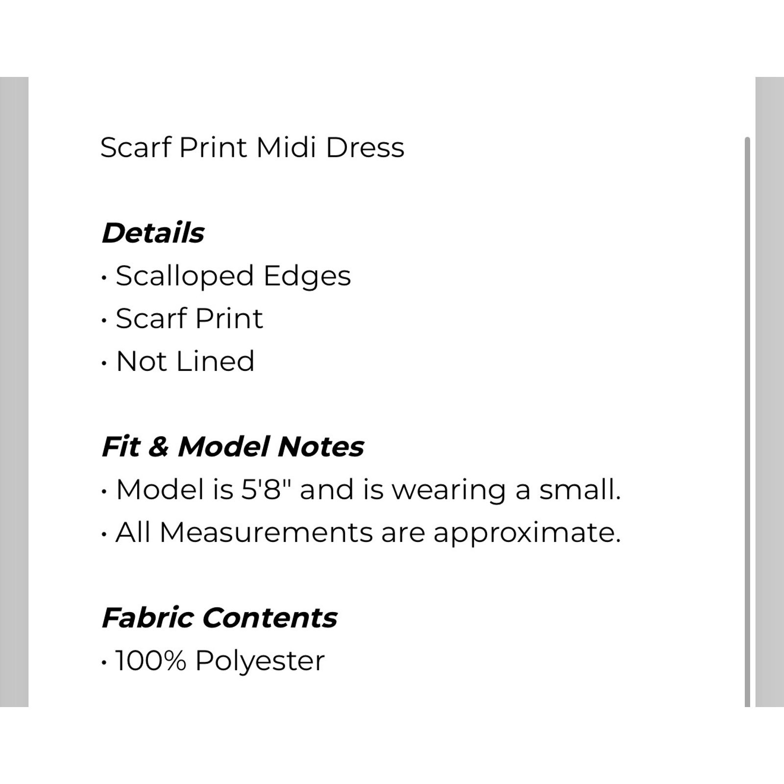 Umgee - Scraf Print Mini Dress - Large - Image 7