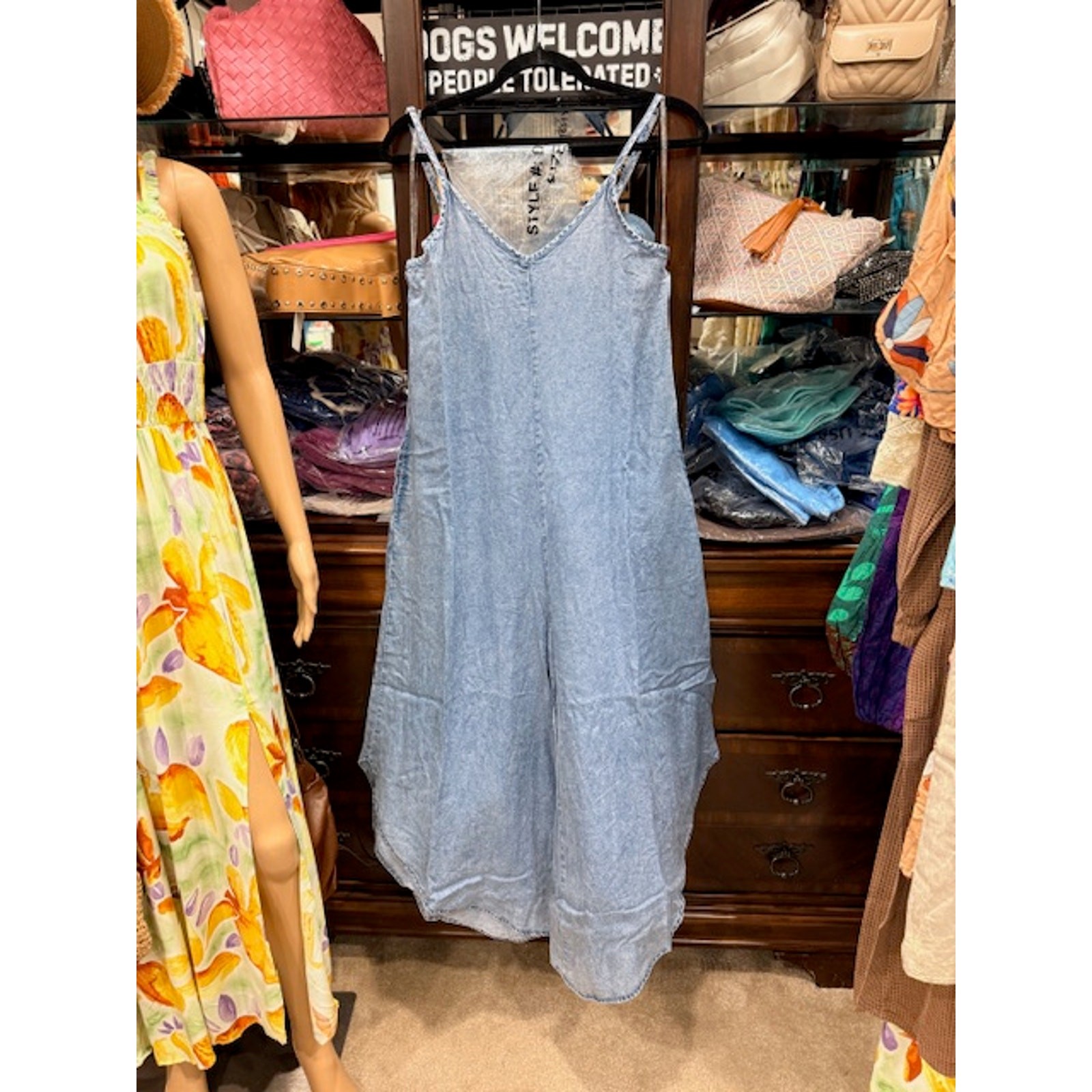 Zenana - LYOCELL ACID-WASHED JUMPER - Indigo - Large - Image 4