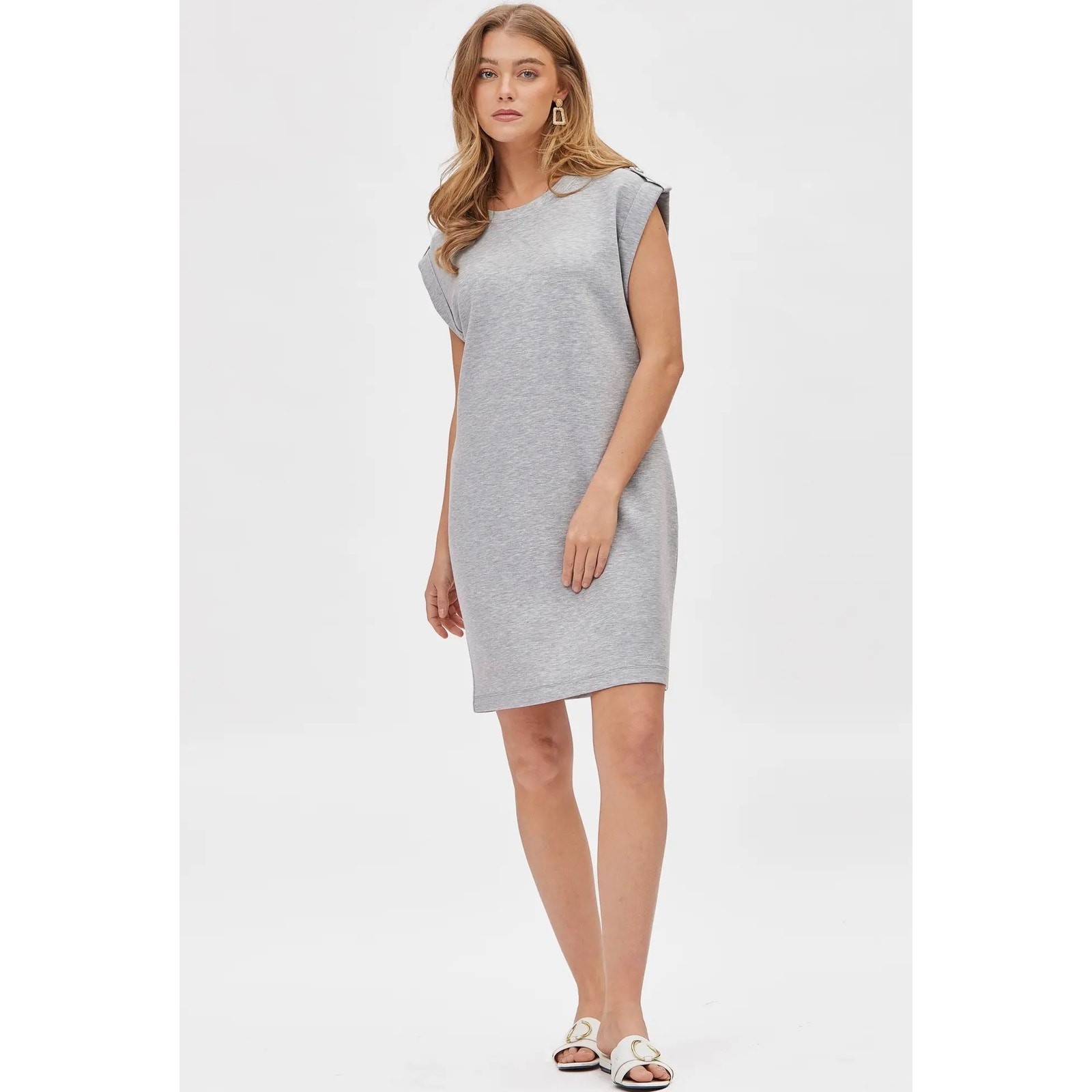 Dear Scarlett - Cap Sleeve Scuba A-Line Dress - Medium - Image 3
