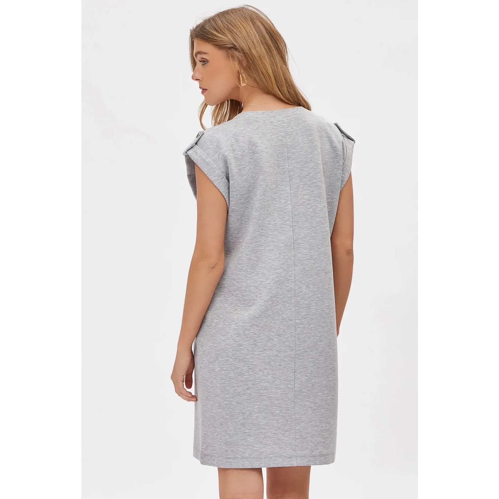 Dear Scarlett - Cap Sleeve Scuba A-Line Dress - Medium - Image 4