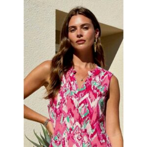 Dear Scarlett - Santa Fe Sunset Top - Large