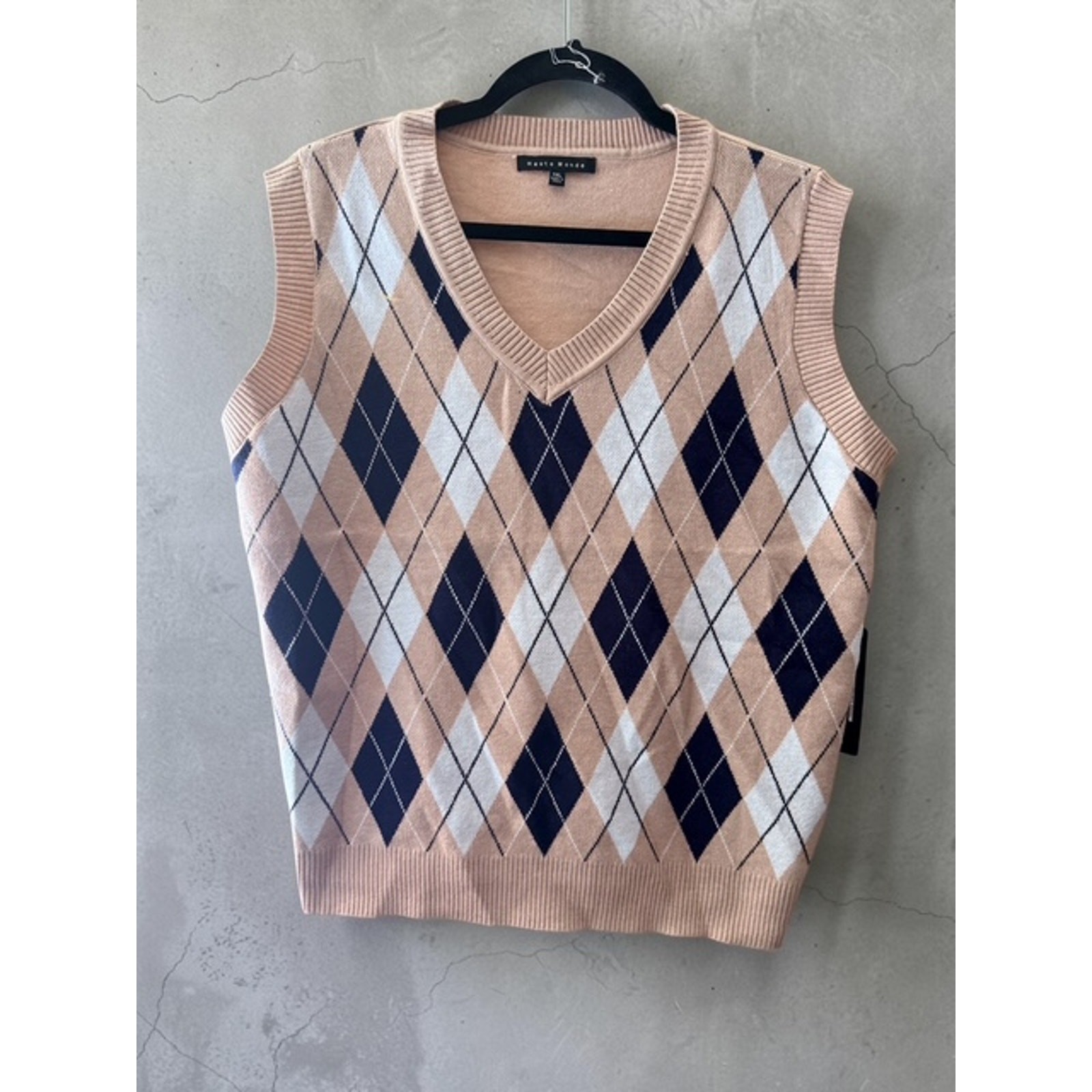 Haute Monde - Argyle Sweater Vest - 2X - Image 5