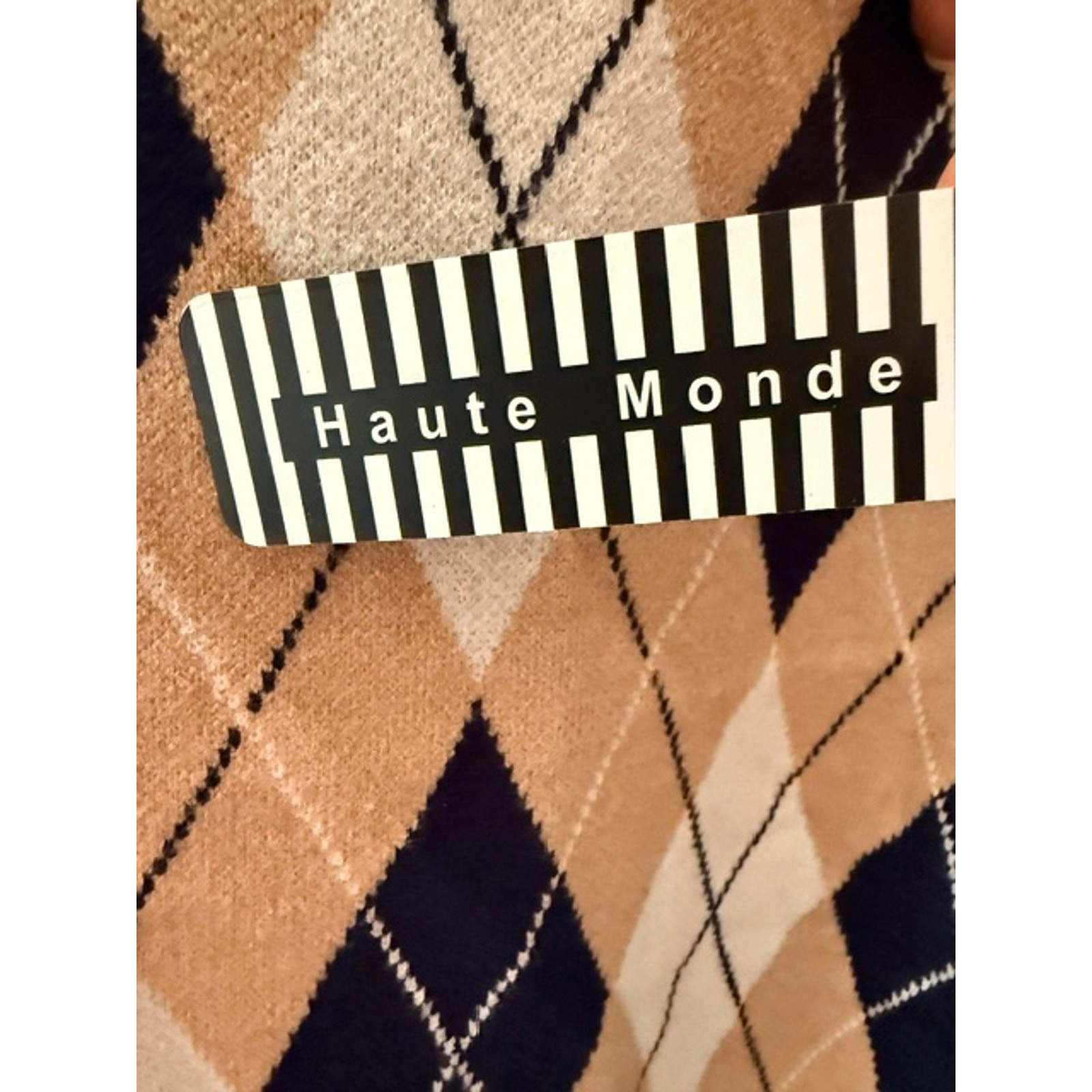 Haute Monde - Argyle Sweater Vest - 2X - Image 6