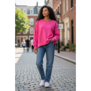 Zenana - Oversize Hacci Fleece Hoodie - Large/XLarge