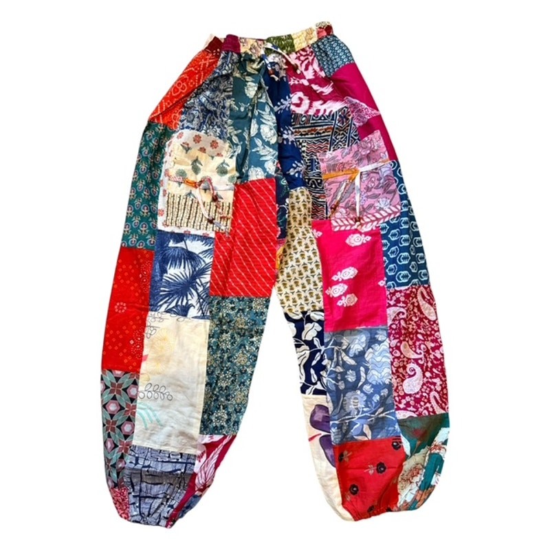 POL - One of a Kind Patchwork Joggers - One Size (F) - Image 3