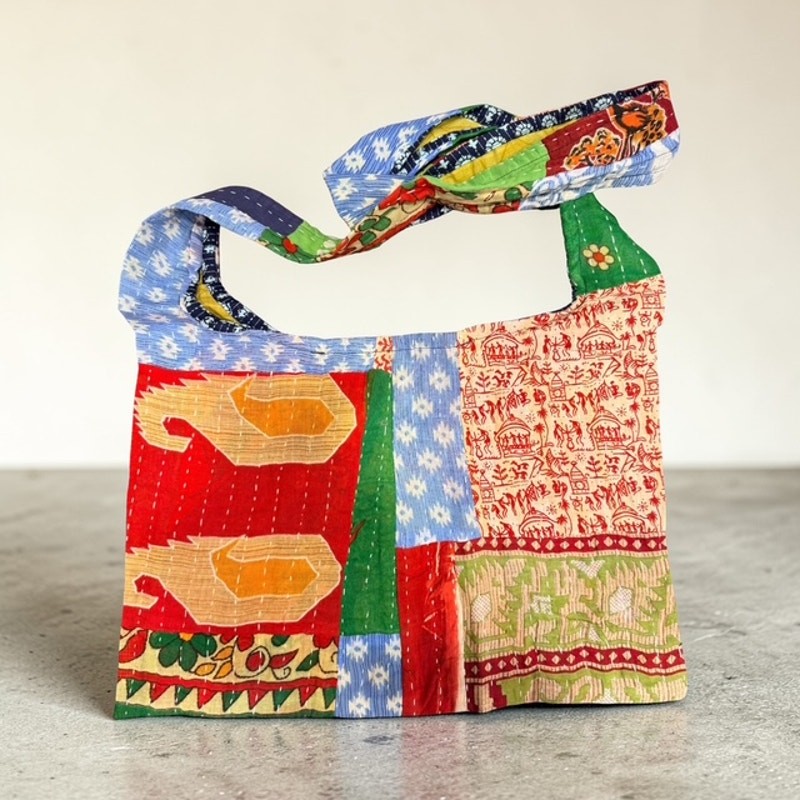 Sevya Handmade - Kantha Jhola Bag - Image 3