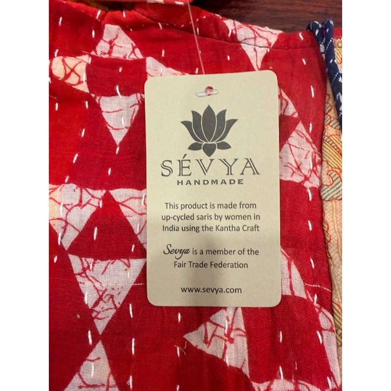 Sevya Handmade - Kantha Jhola Bag - Image 4