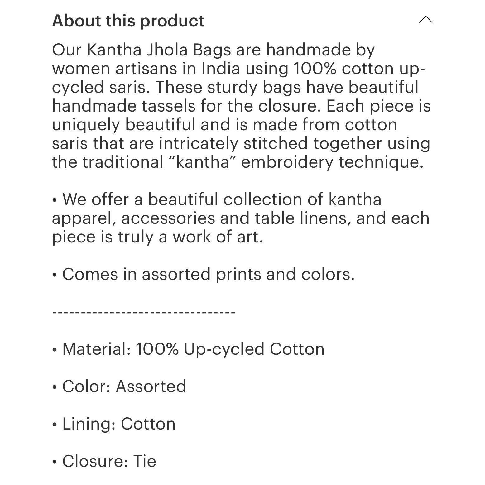 Sevya Handmade - Kantha Jhola Bag - Image 5