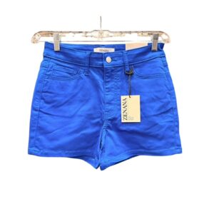 ZENANA - HIGH RISE COLOR JEAN SHORTS - XLARGE