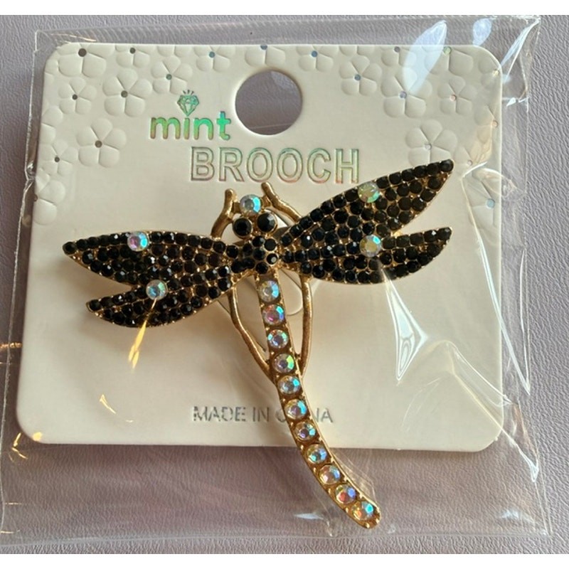 Midnight Tide Dragonfly Brooch - Image 3
